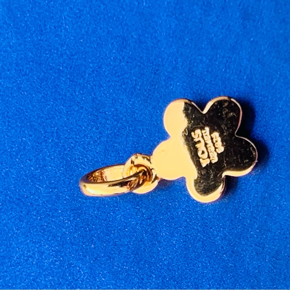 Tous 2in1 Gold Daisy Flower Mini Pendant Bracelet Charm Spanish Lux